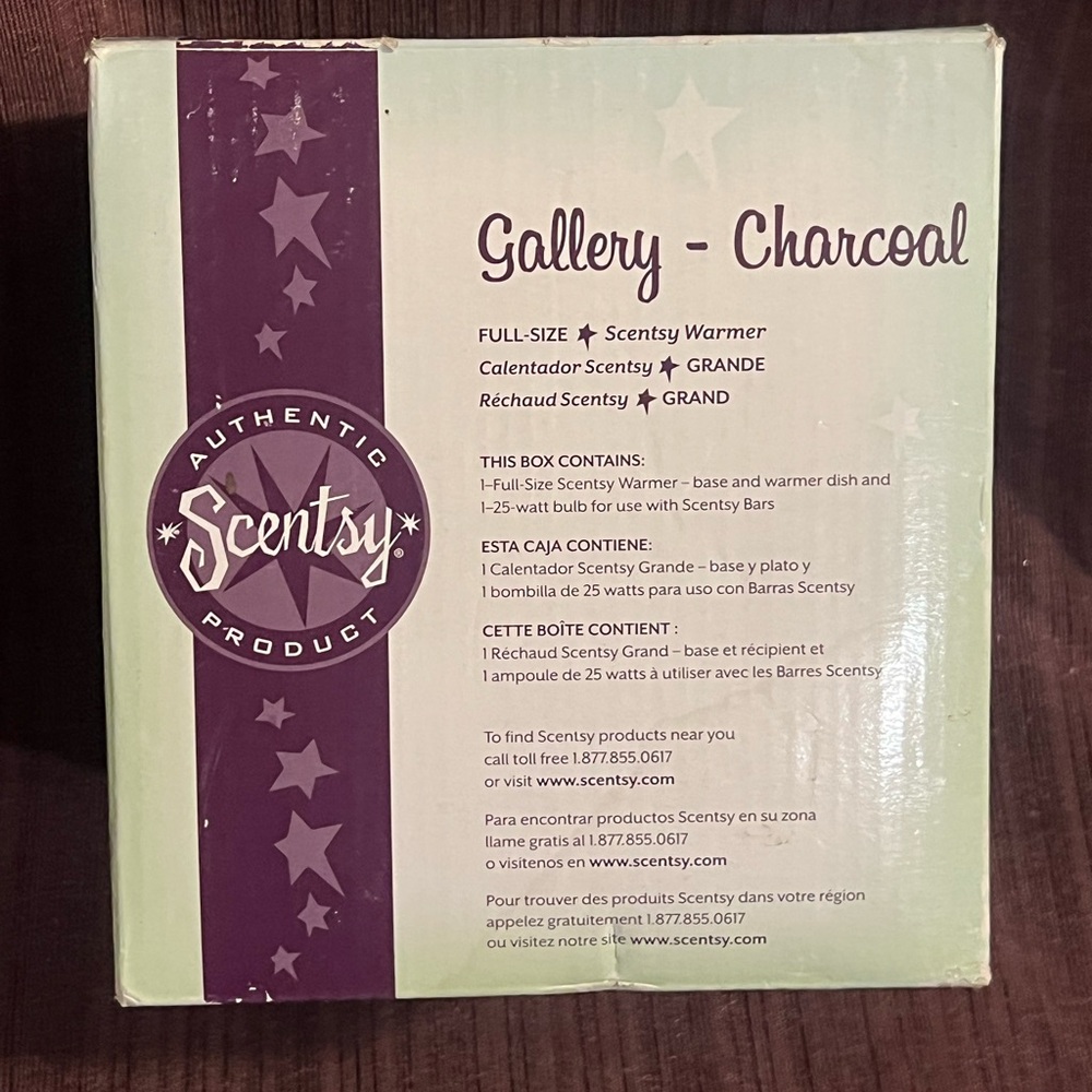 Scentsy Gallery Charcoal Warmer